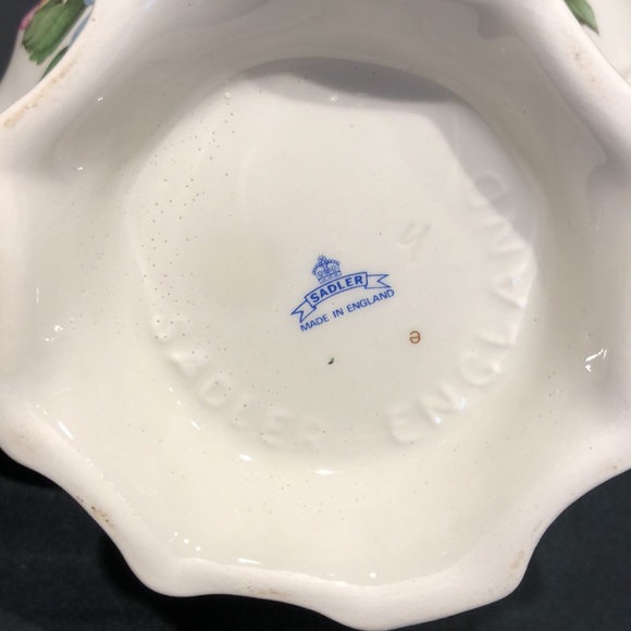 VTG Sadler Spring Floral Teapot Iris Narcissus Wildflowers Made in England EUC ! - Picture 7 of 14